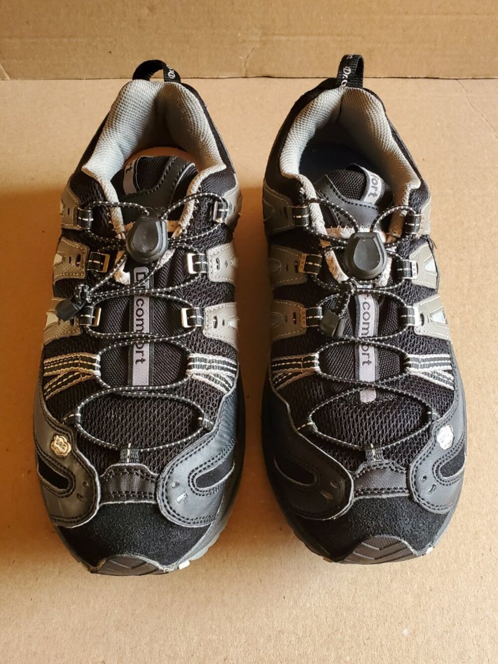 Dr Comfort Men's Performance DRC Size 10.5M Diabetic Athletic Shoes Bungee Laces